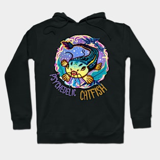 Psychedelic Catfish Artwork Hoodie